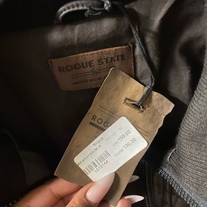 Brown leather jacket 100% authentic